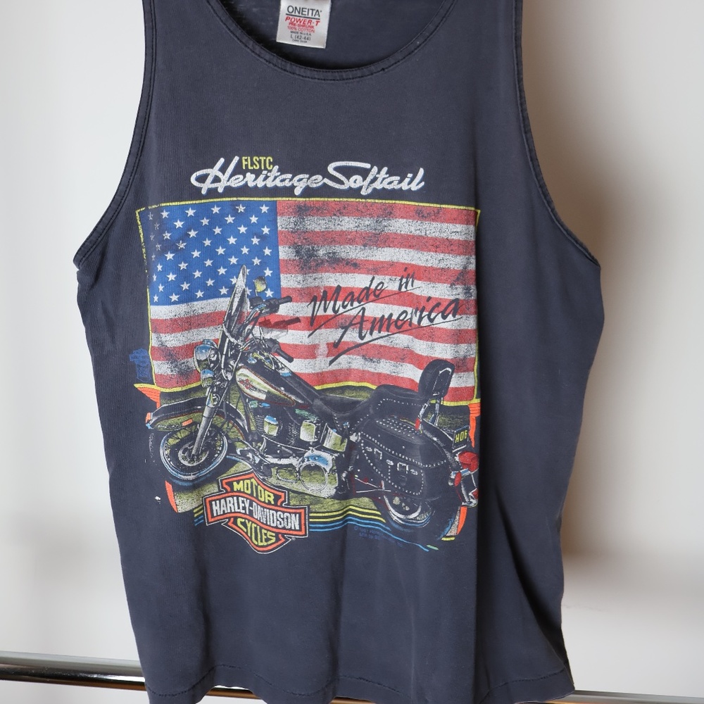 Vintage HARLEY DAVIDSON "MADE IN AMERICA" MOTO T SHIRT